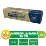 MANTEQUILLA DOS PINOS SIN SAL 115 GR